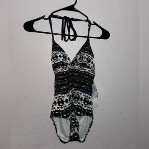 NWT Badgley Mischka One piece bathing suit